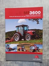 PROSPECTUS BROCHURE TRACTEUR MASSEY FERGUSON 3600