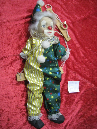 Marionnette fils clown - à,