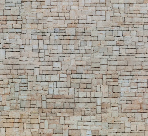 Mur pierre calcaire - mur, de