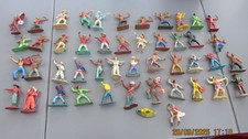Lot ) Ancienne Figurine cassée Ancien Indien Cow Boy Western Surtout Starlux