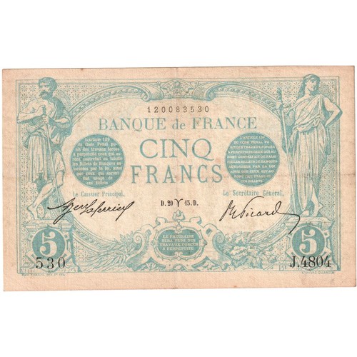 France francs bleu - 5,