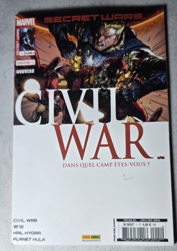 Comic marvel secret wars - marvel, civil