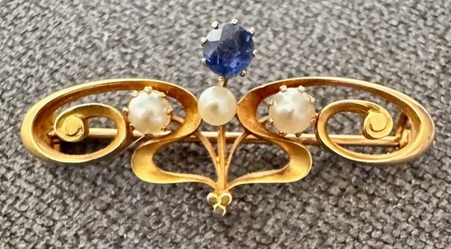 Bijou ancien broche perle - bijou,