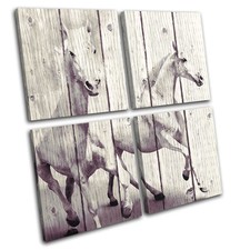 Horse Painting Vintage Animals