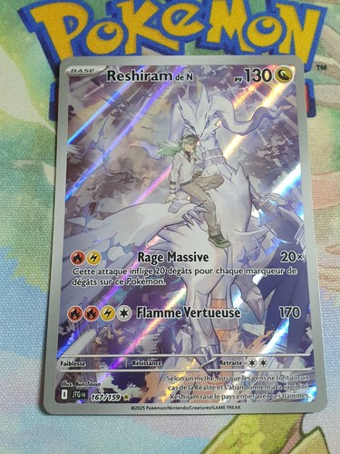 Carte pokemon reshiram - carte,