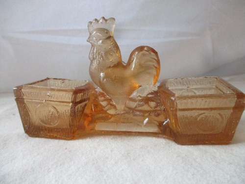 Ancienne salière coq en - au,