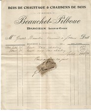 Bracieux (41) 2 Factures 1904