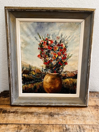 Vintage oil painting - oil,