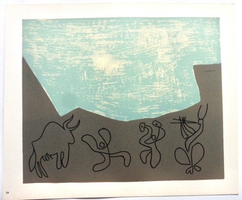 Pablo picasso linogravure - picasso,