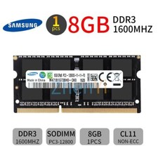 RAM Mémoire DDR3 4Go/8Go/16Go 1600 Mhz PC3L-12800S SODIMM 204Pin Laptop