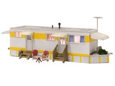 WOODLAND SCENICS Mobil home éclairé et aménagé Sunny Days - HO 1/87 - WOODLAND S
