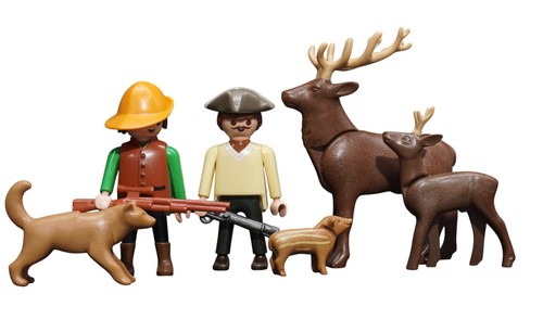 Playmobil personnage chasseur