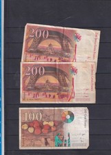 FRANCE 7 billets de banque _