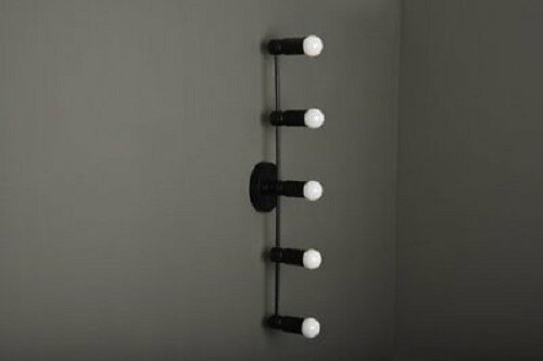Lampe murale noir finition - noir,