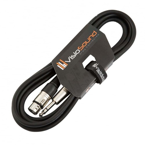 Câble xlr femelle jack trs - câble, à