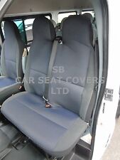 Pour Vauxhall Vivaro Utilitaire Commercial, Siège Housses, Fleck Bleu Pois Tissu