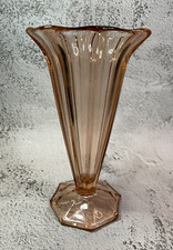 Vase art déco verre - vase,