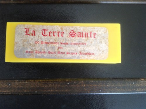 Ancienne boite diapositives