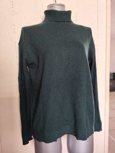 Pull vert col roulé - , "kiabi"