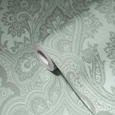 Papier Peint Boho Vert Menthe