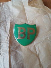 Badge   insigne émaillée BP , station service ,garage Grand modèle Plaque