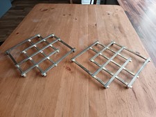 Lot De 2 Dessous De Plat Vintage Années 50 Par Jacques Adnet