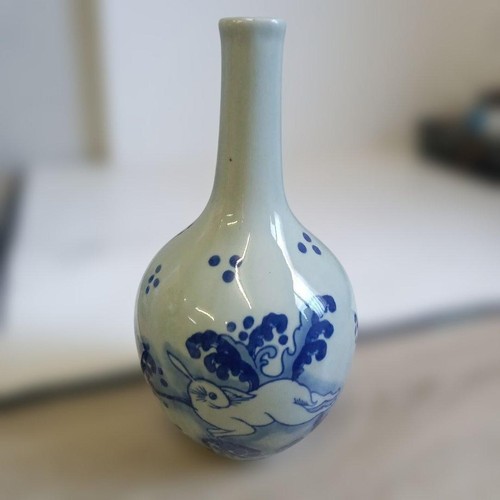 Vase col long sometsuke - vase,