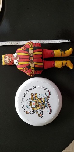 Burger king plush and - plush, frisbee