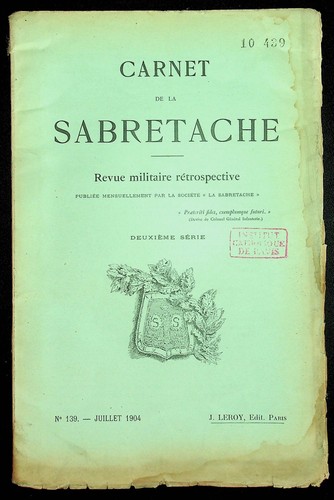 Carnet sabretache - de,