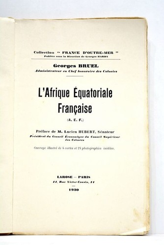 Livre ancien bruel afrique - livre,