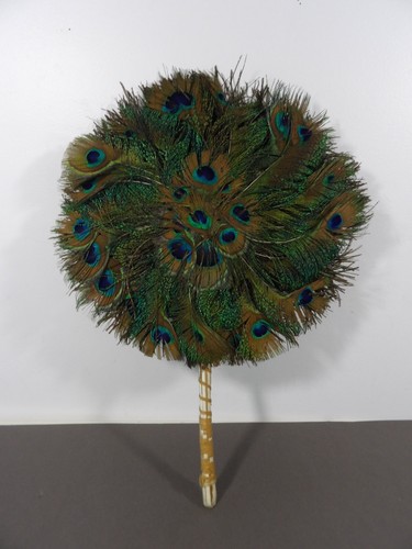 Eventail ancien plumes - eventail, de