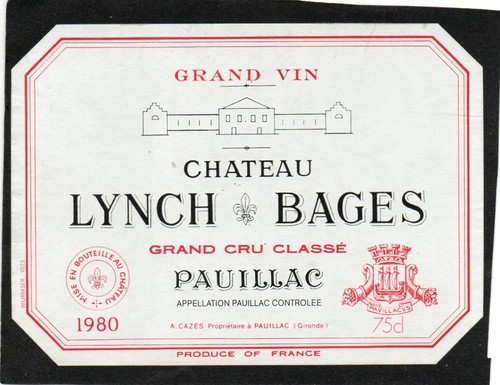Pauillac gcc etiquette - pauillac,