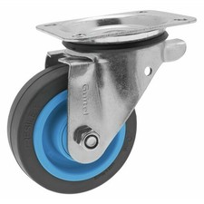 Roulette pivotante - platine -