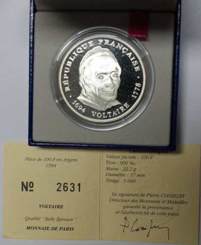 Rare 100 francs 1994 - (fr1),