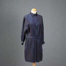 Robe Marni Chemisier Soie Acétate Taille 40 Second Hand Original