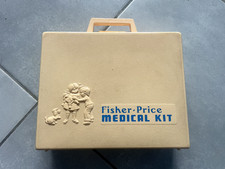 Malette docteur Fisher Price complet vintage n°936 fabriqué au Royaume-Uni 1977