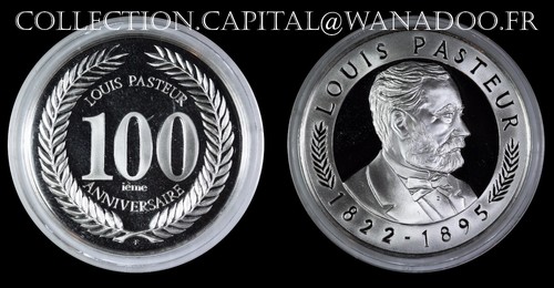 Louis pasteur argent - louis,
