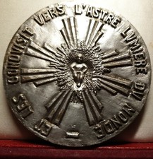 1966 Christmas jesus child 81mm rare art medal