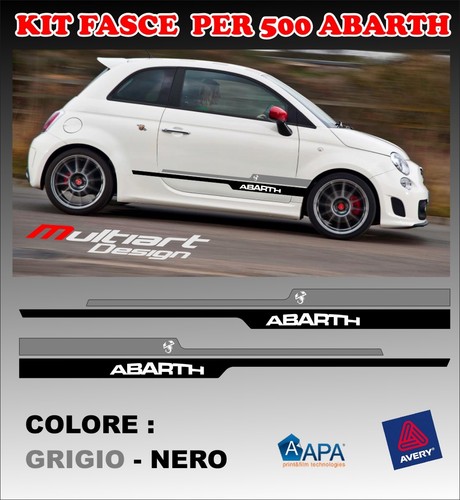 Adhésifs stickers abarth 500 - stickers,