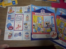 Ancien Protège Cahier Cirage Flambo Liquides & Pâtes Nétoyantes Fonte Cuir Vitre