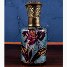 Ancienne lampe à pétrole en cristal de Baccarat Eglantier pour lampe Berger -...