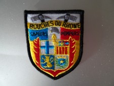 écusson pompiers brodé