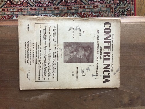 Revue conferencia 1927 - revue, 1