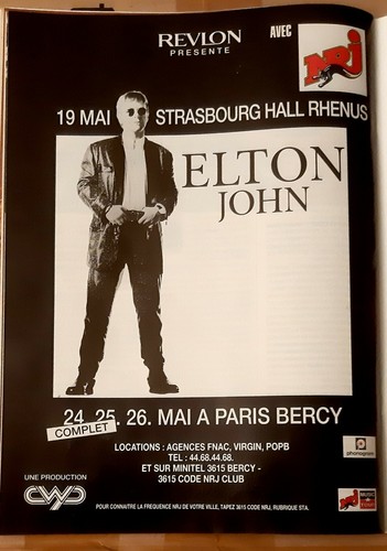 Publicité advert concert