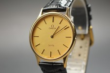 [Exc+5] Montre Homme Vintage OMEGA De Ville Cal.1365 32mm Quartz Gold Du JAPON
