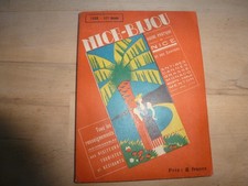 Lot Guide NICE-BIJOU 1938 + 3 Dépliants 1952