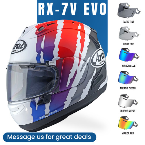 Casque moto rouge arai - rouge,