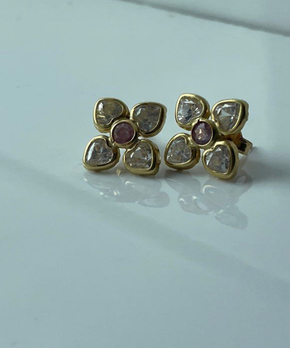 Boucles oreilles fleurs - fleurs, en