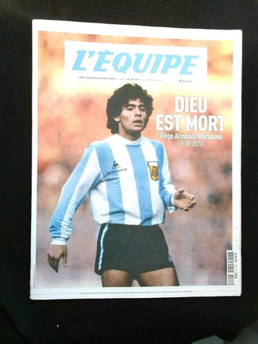 Maradona dieu est mort - dieu, journal