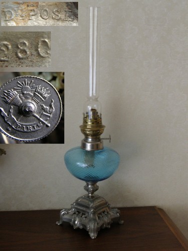 Ancienne lampe pétrole - ancienne,